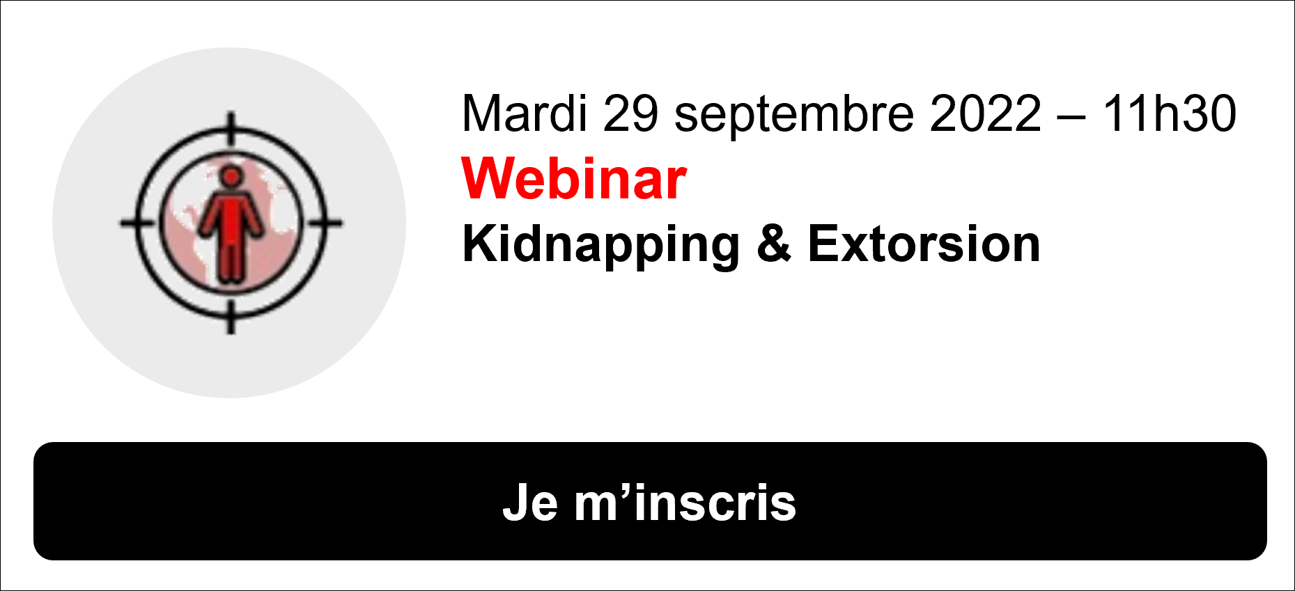 Webinar : Kidnapping & Extorsion