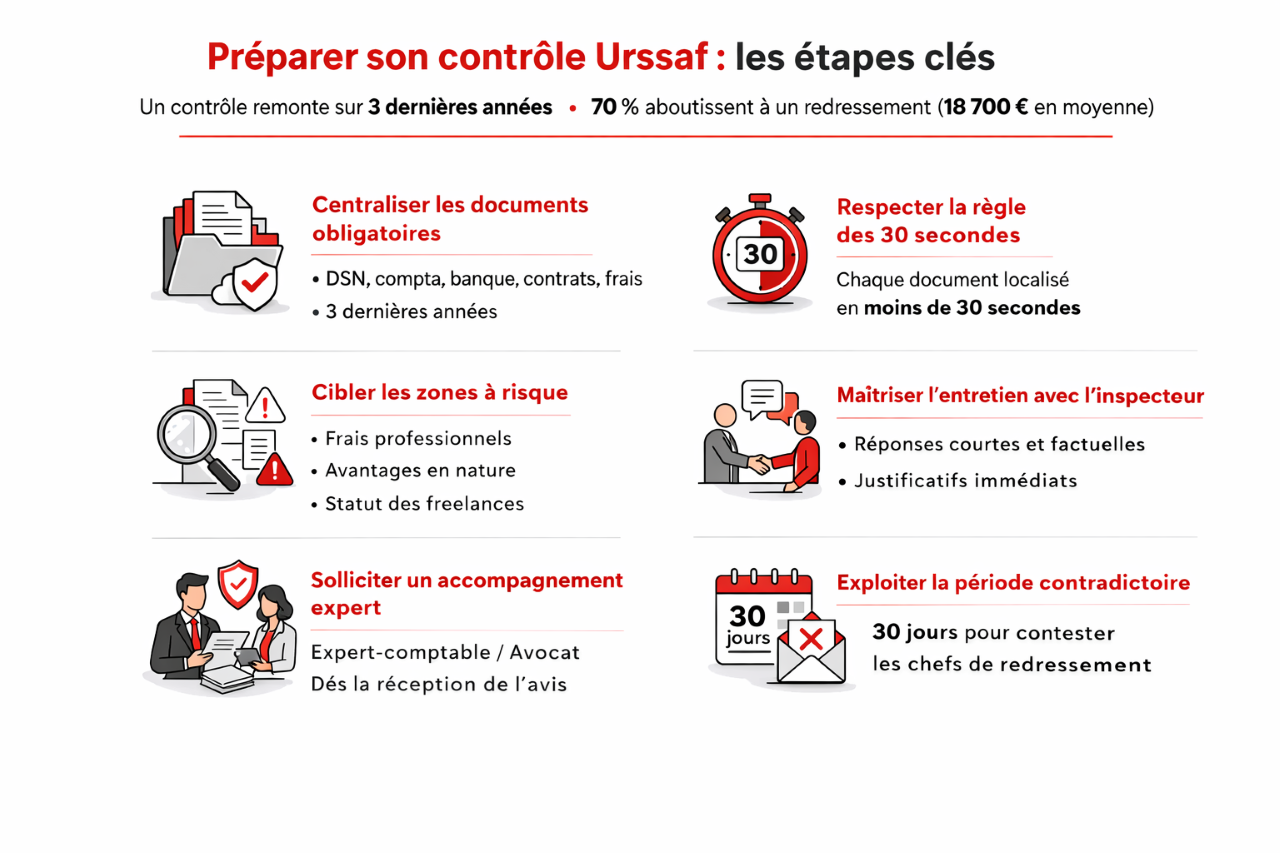 Préparation de son contrôle URSSAF.