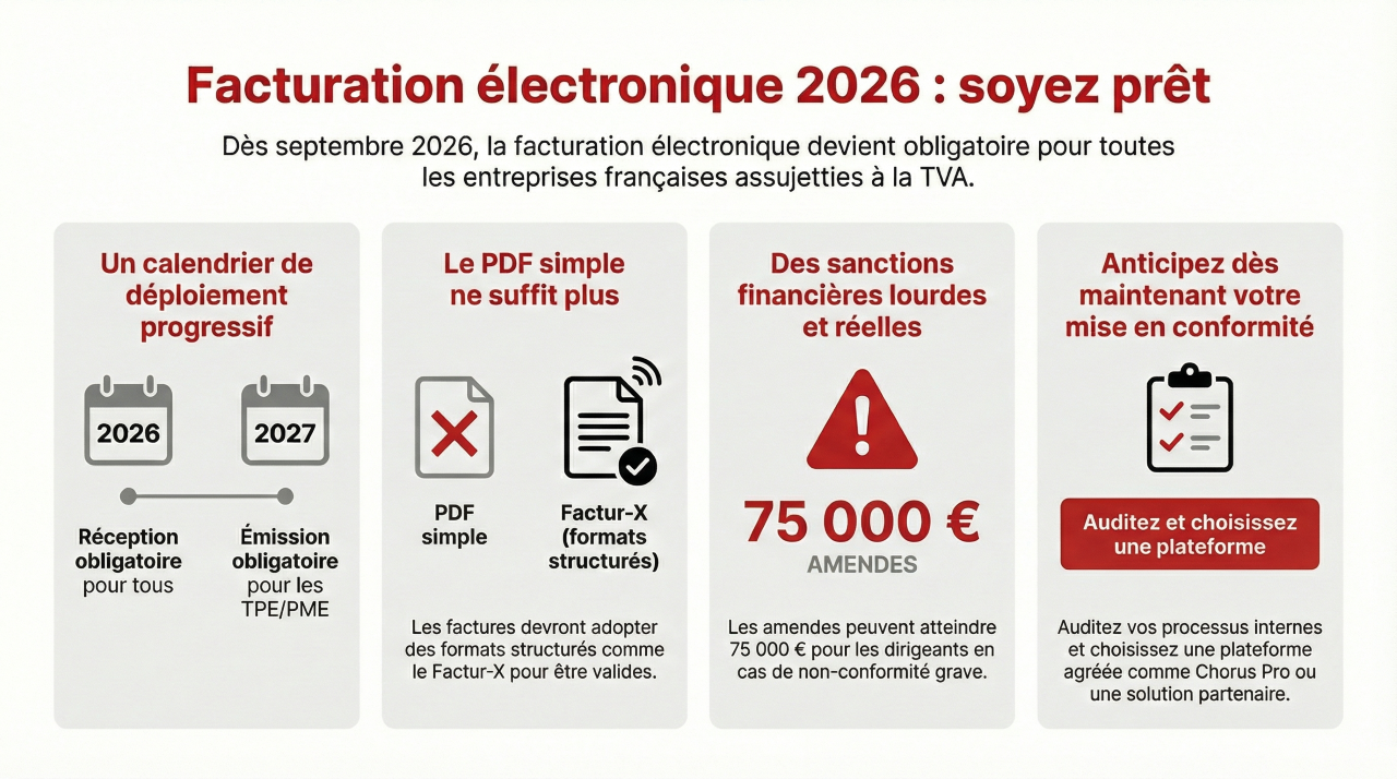 Facturation électronique 2026.