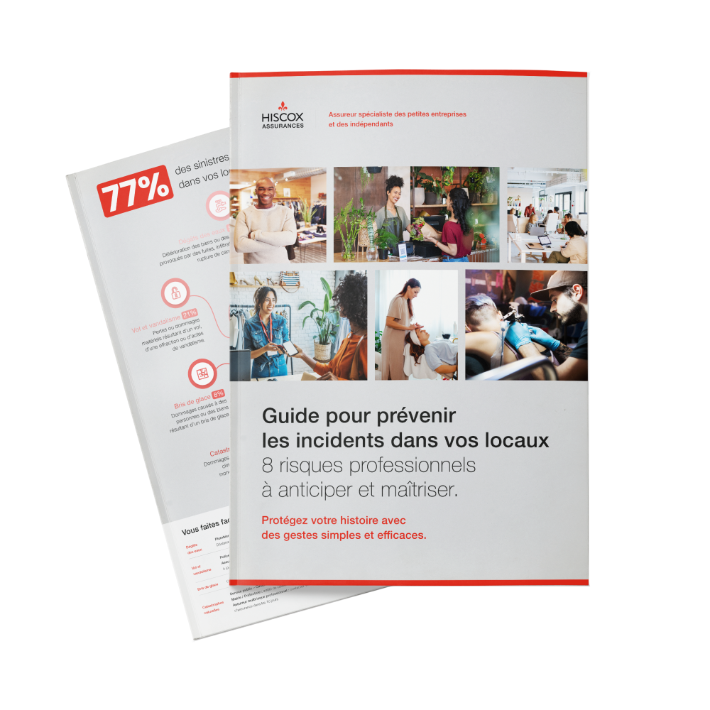 Guide préventif d'Hiscox pour les petites entreprises.
