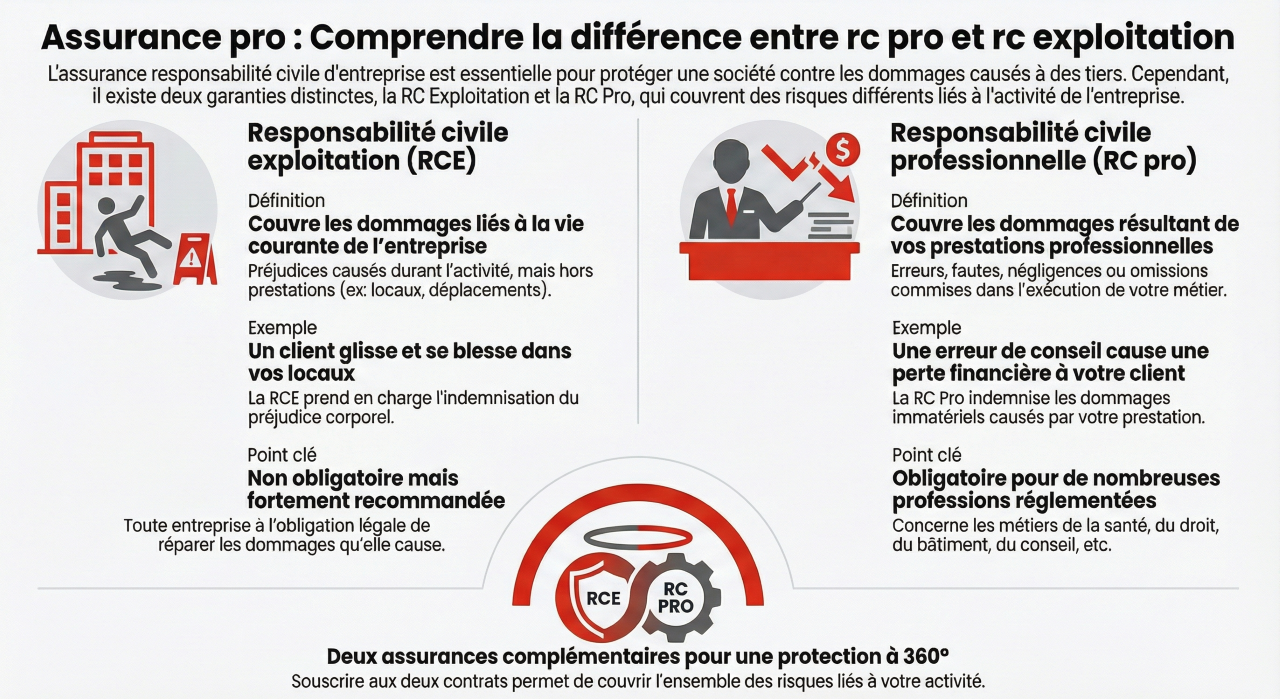 Difference RC Pro et RC Exploitation.