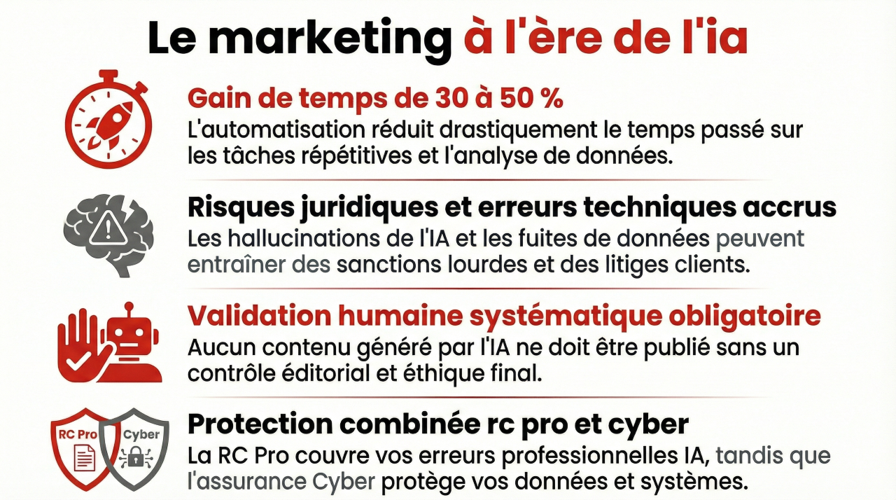 Marketing et IA : 5 risques juridiques à connaître.