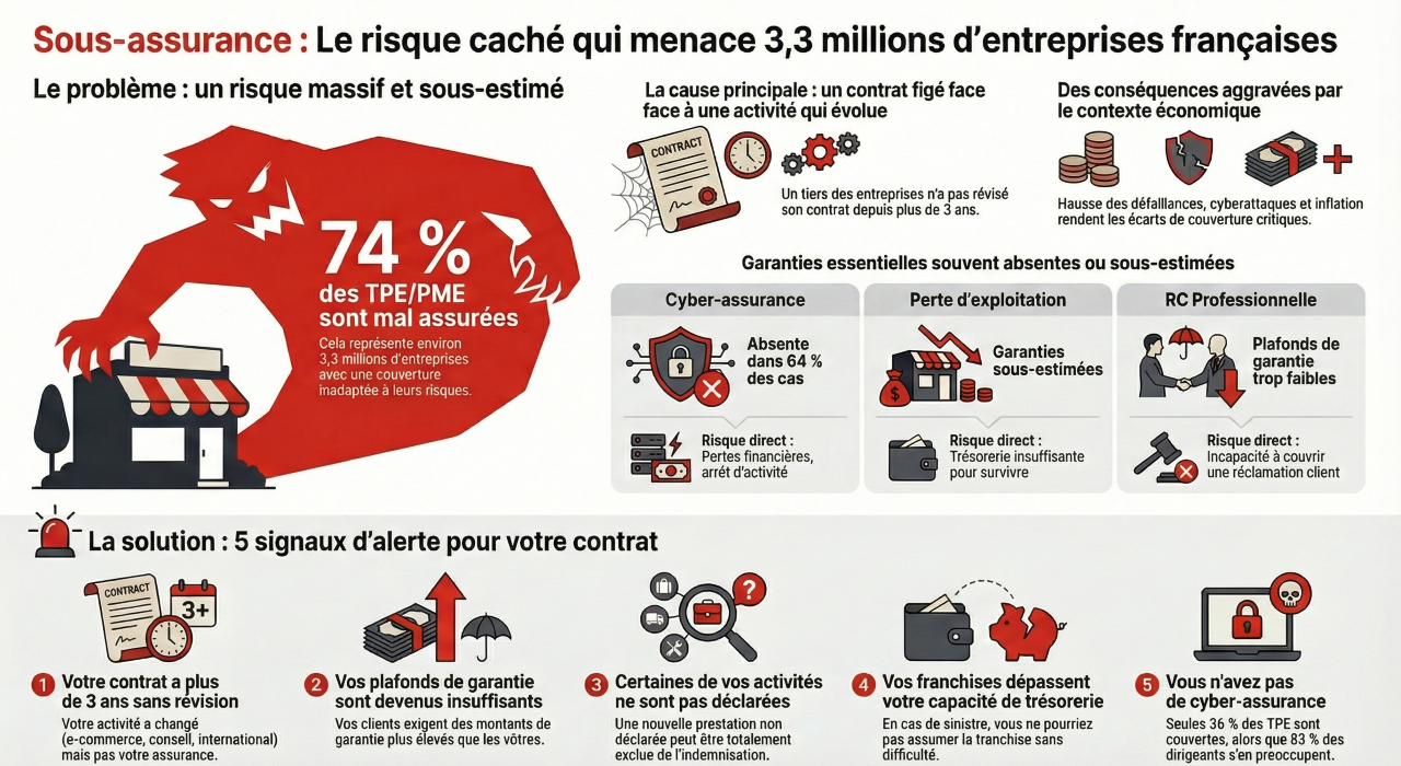 Sous-assurance : risques et solutions.