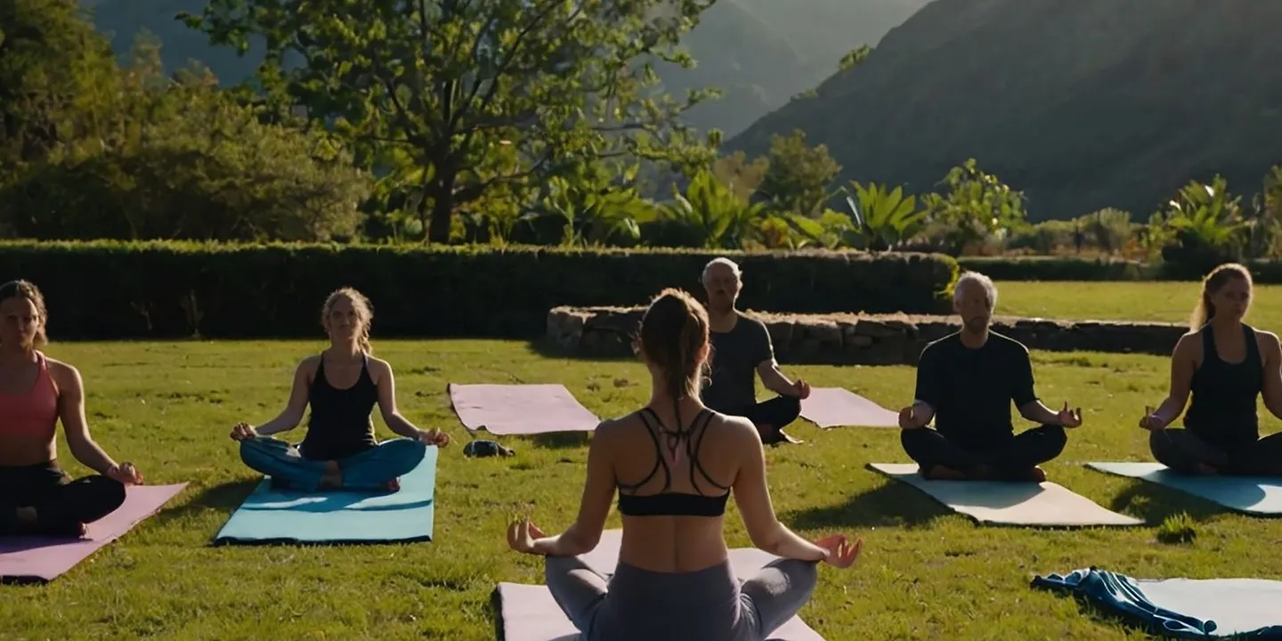 RC Pro pour cours de yoga en plein air.