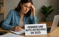 fermer son auto entreprise