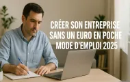 Créer son entreprise sans un euro en poche  mode d’emploi 2025