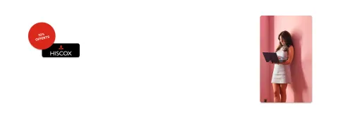 Banniere Hiscox et Caroline Mignaux.